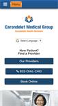 Mobile Screenshot of carondeletmedicalgroup.com